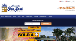 Desktop Screenshot of hotelcampestrehaciendasanjose.com